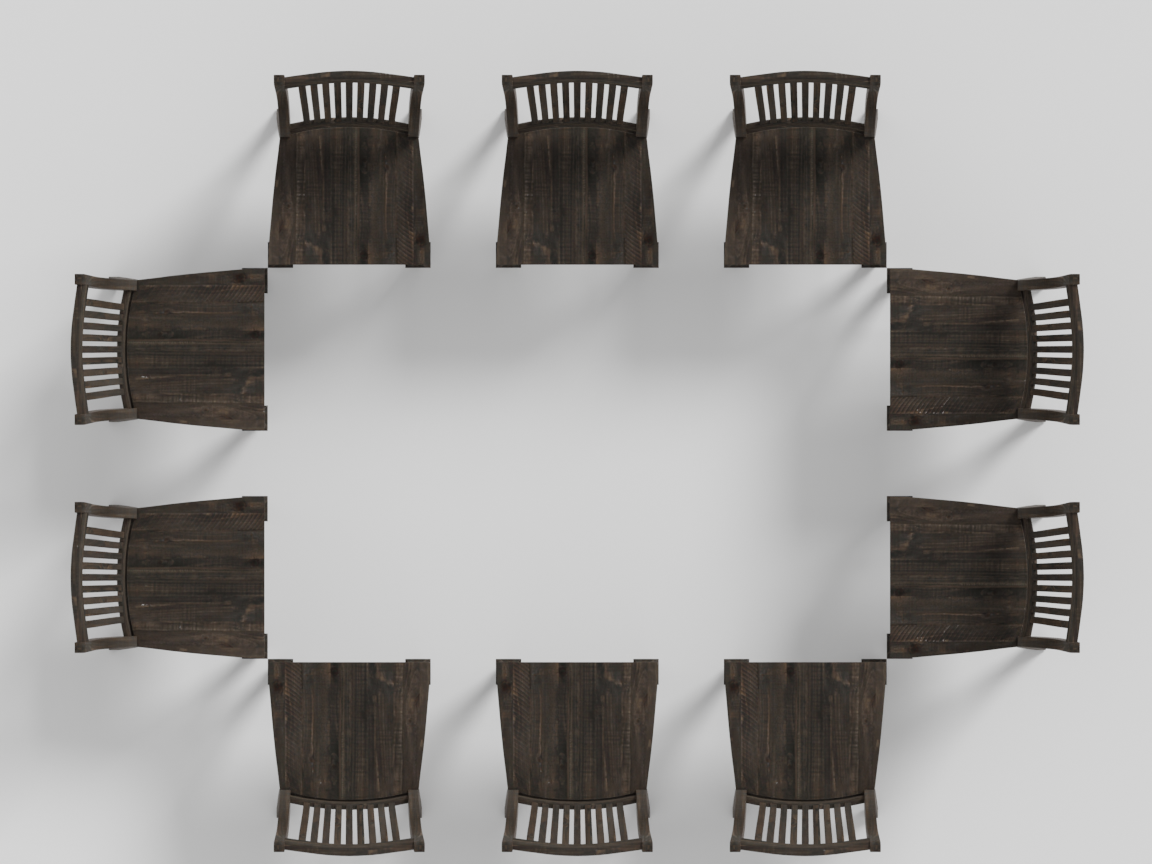 grid rectilinear top-down