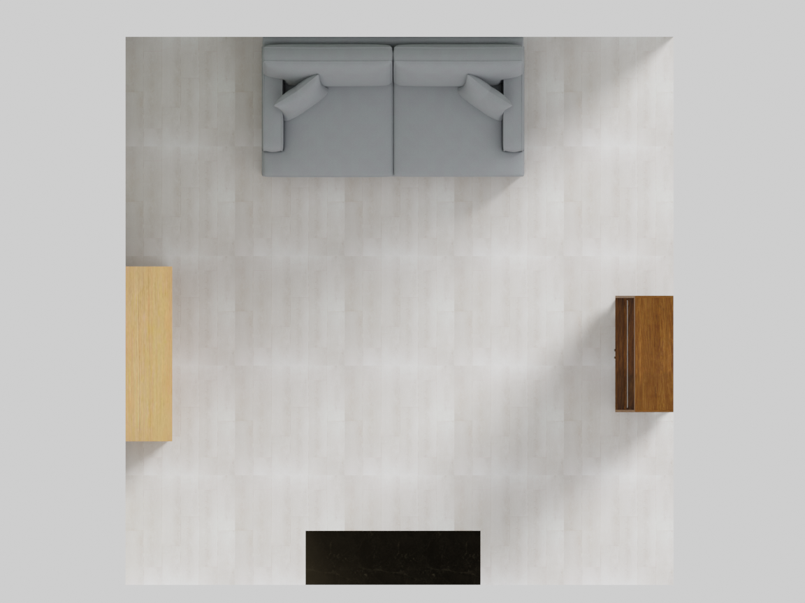 against-the-wall top-down