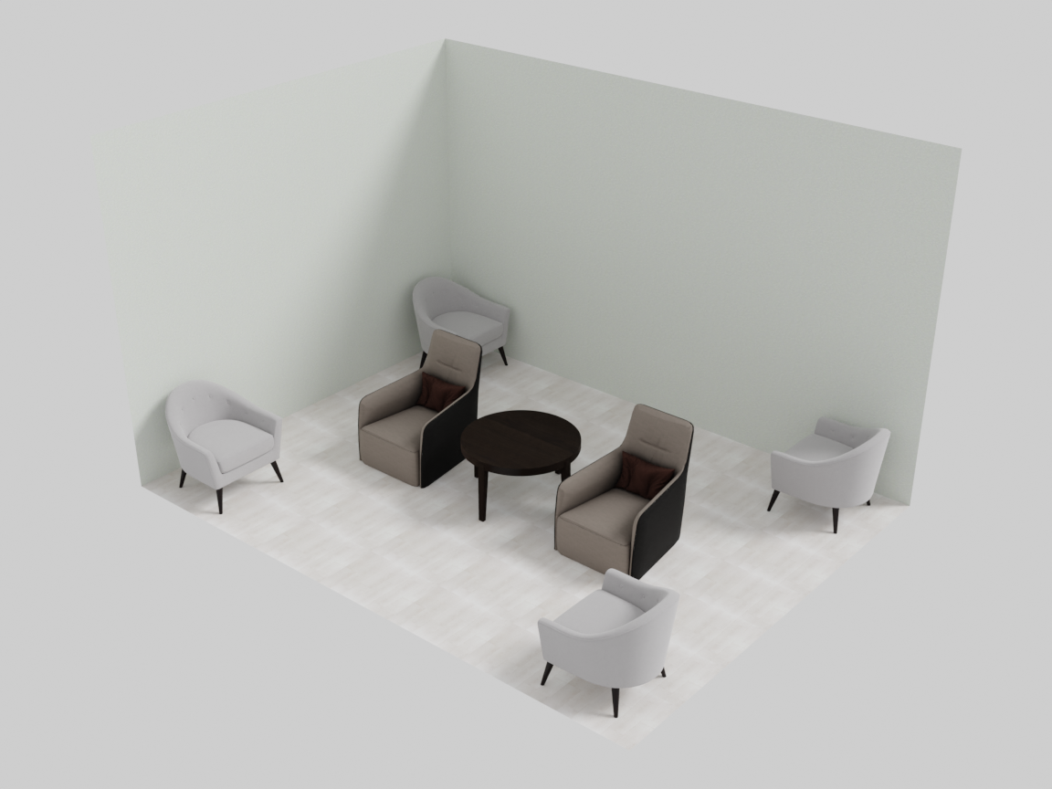 room grid points perspective