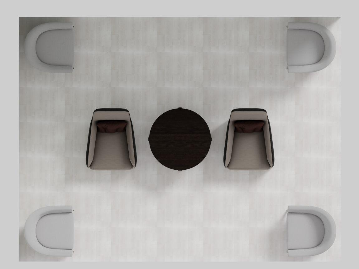 room grid points top-down