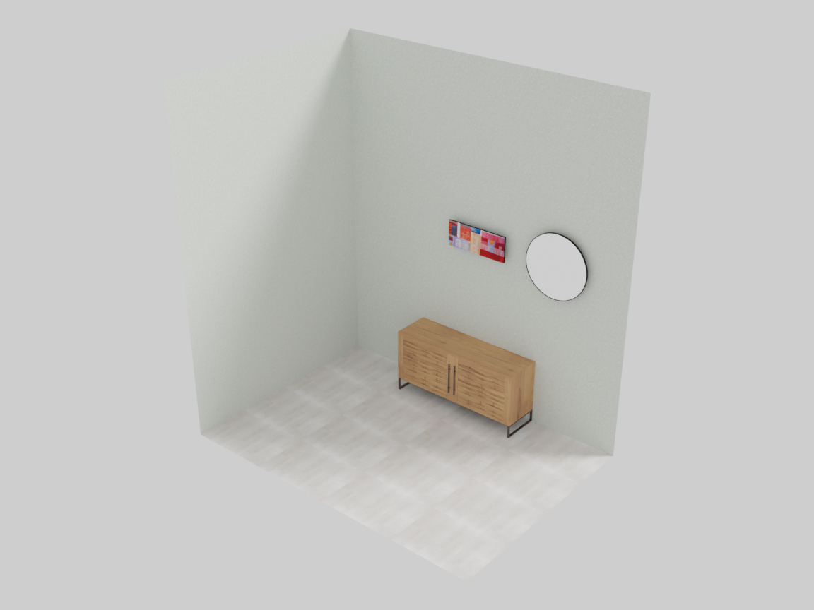 mirror moved to the right slot, no overlap